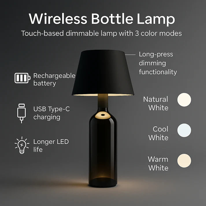 Wireless Bottle Lamp
